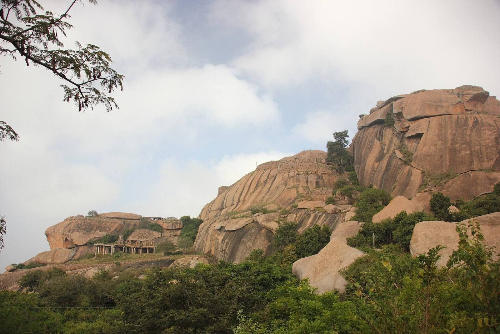 Granite boulder hills near Tumakuru
